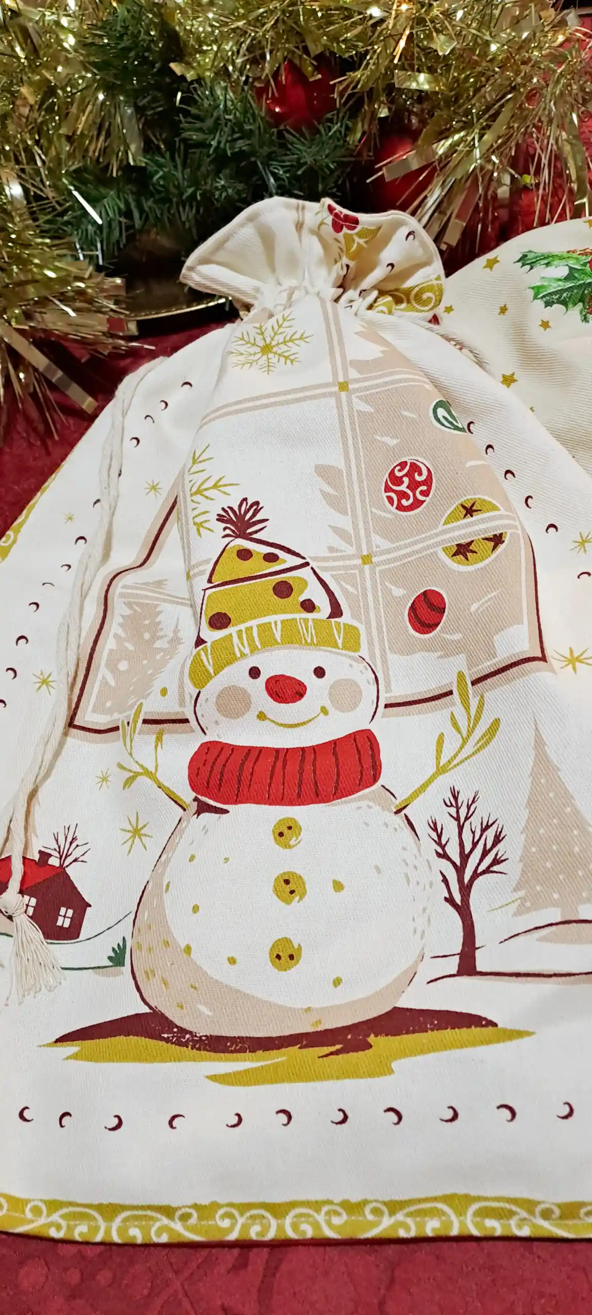 saco do pão de natal