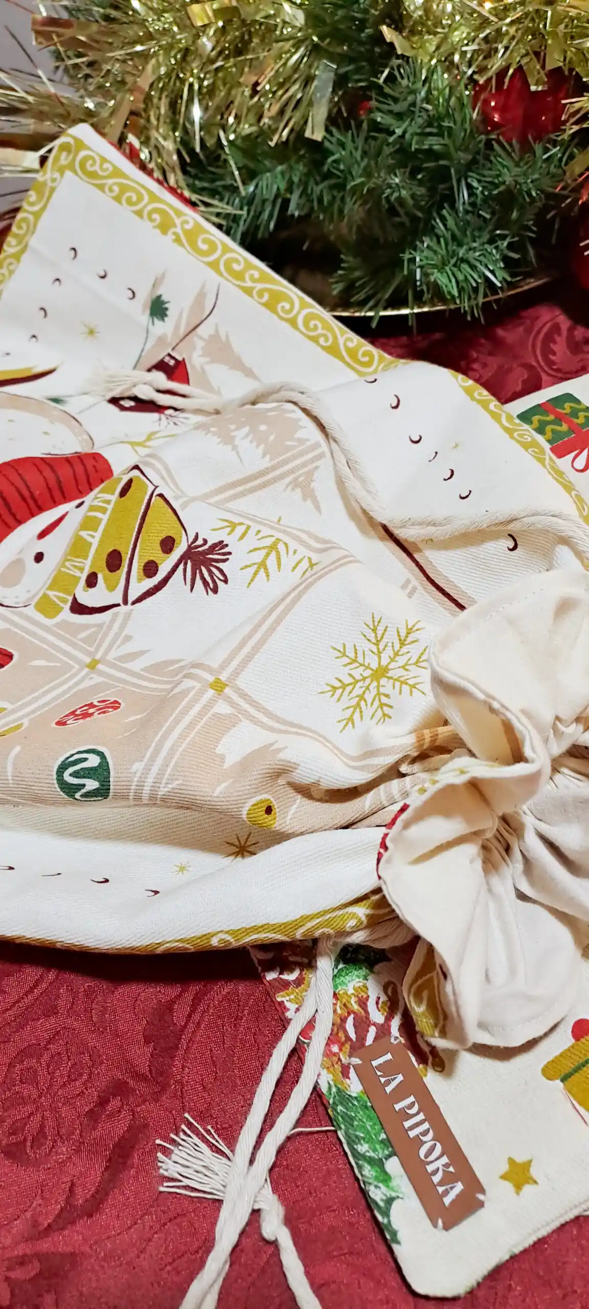 saco do pão de natal