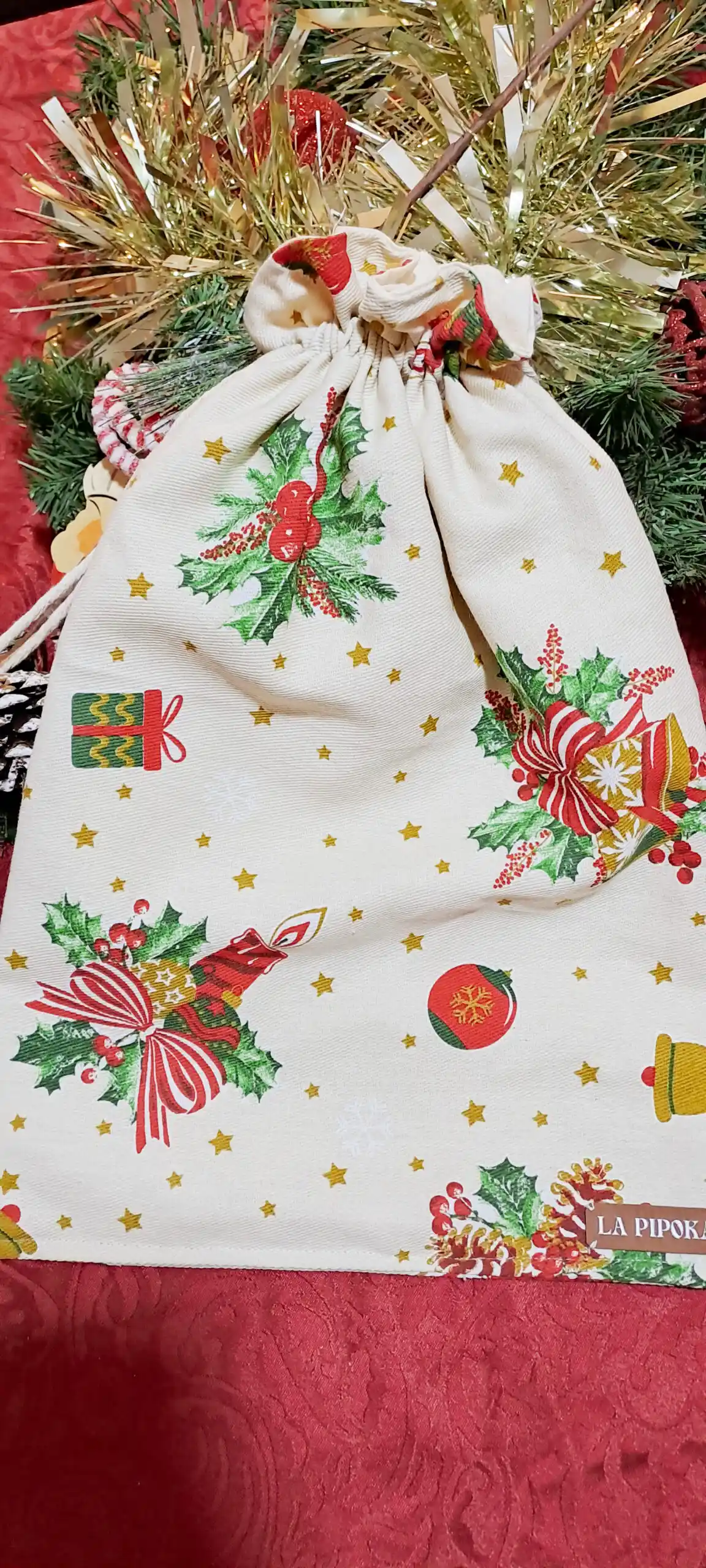 saco do pão de natal