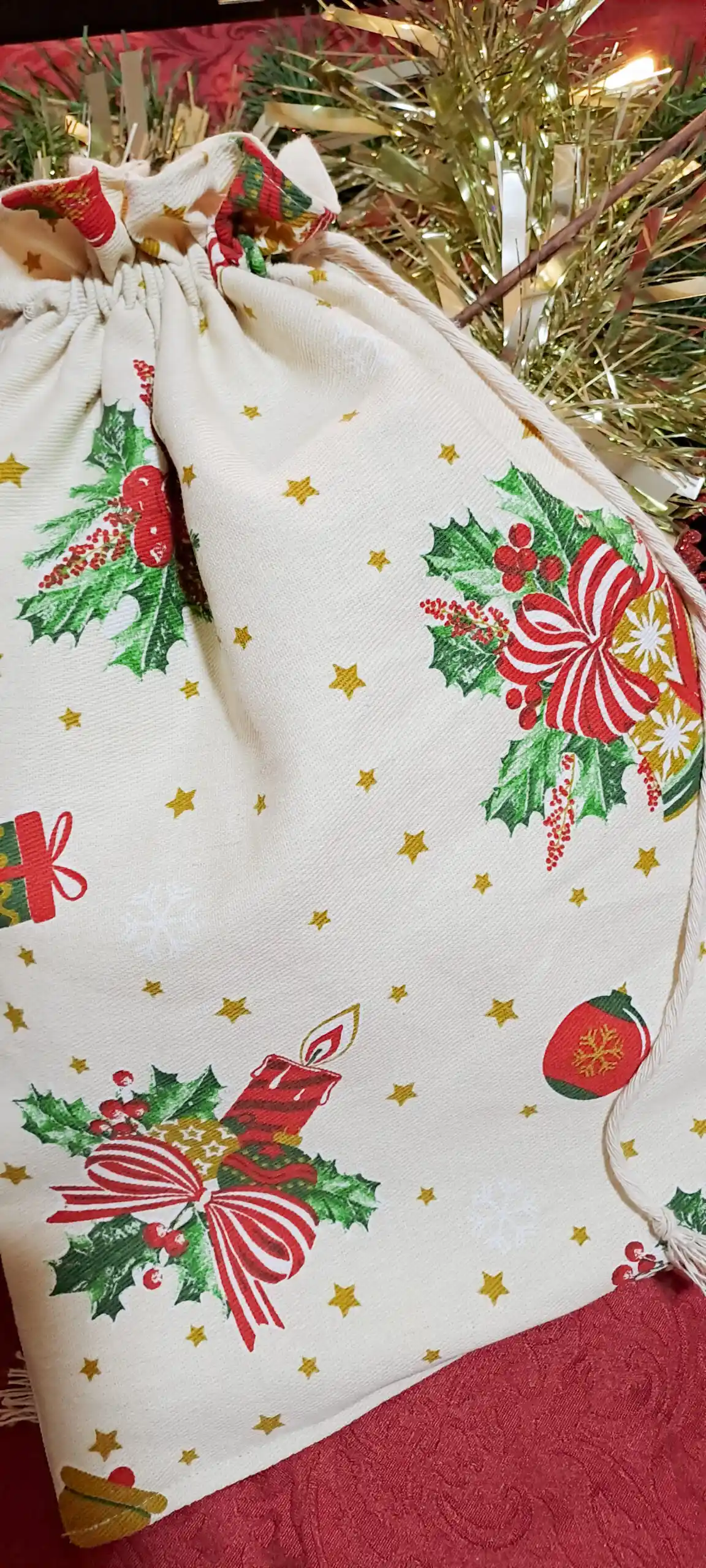 saco do pão de natal