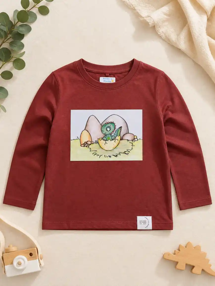 Camisola Manga Comprida "O Nascimento do Dino"
