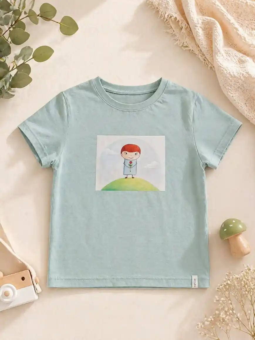 T-shirt O Menino e a Rosa