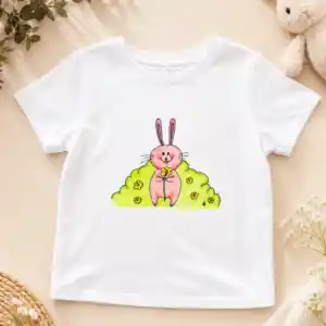 t shirt amarela "gatinho azul no jardim" (cópia)