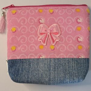 Necessaire Laço Rosa
