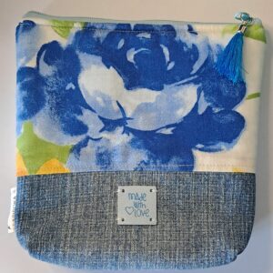 Necessaire Flores Azuis